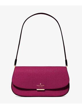 New Kate Spade New York Quinn Shoulder Bag Dark Raspberry